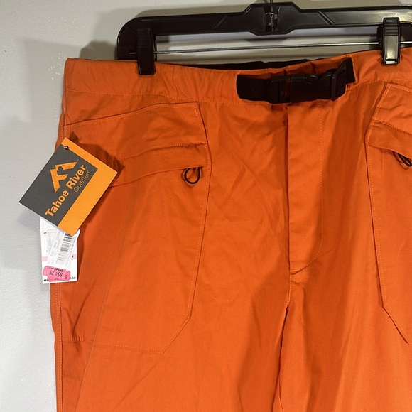 Tahoe River outfitters burnt orange zip off pants 40X30 new - Picture 3 of 6